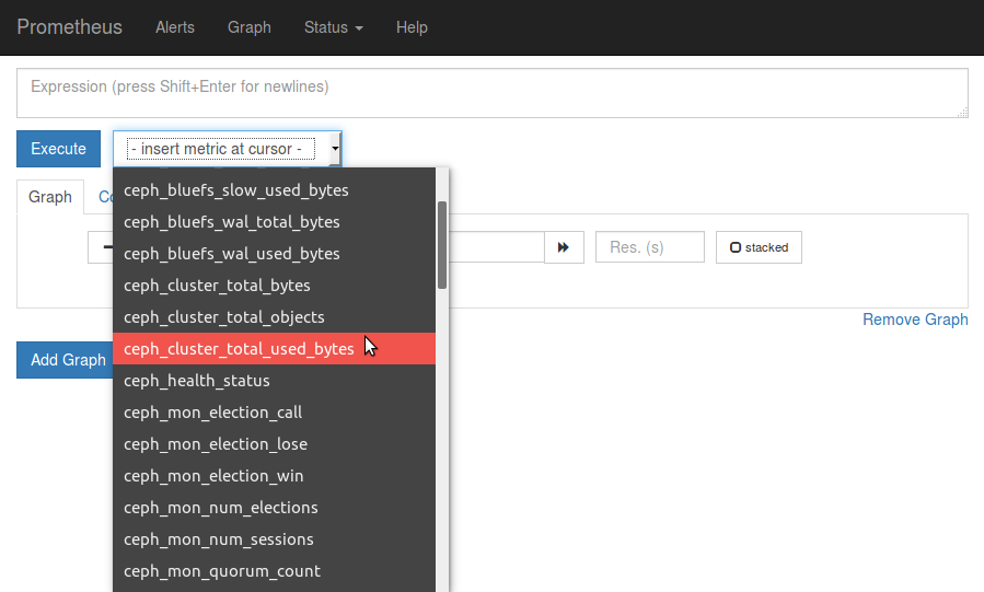 Prometheus Select Metric